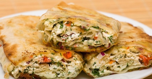 ОВОЩНОЙ РУЛЕТ ИЗ ЛАВАША