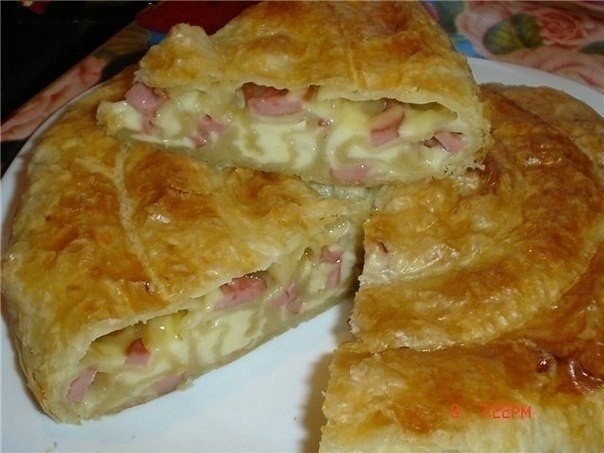 СЫТНАЯ СЫРНАЯ УЛИТКА С СОСИСКАМИ