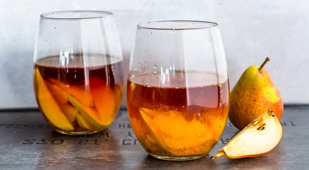 Чай с грушей и апельсином Чай с грушей и апельсином