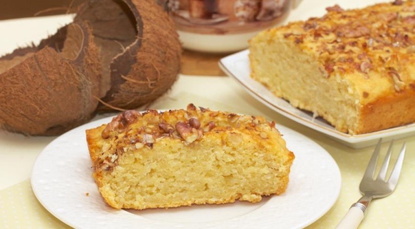 Постный кокосовый пирог Постный кокосовый пирог