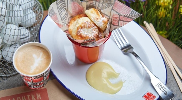 Сырники с кремом Сырники с кремом