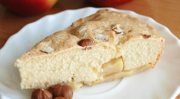 Шарлотка "Французская" с яблоками