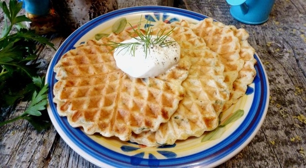 Пряные закусочные вафли