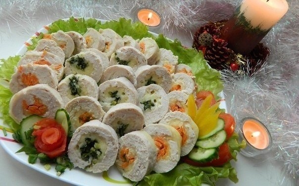 Куриные рулетики "Ассорти" Куриные рулетики "Ассорти"