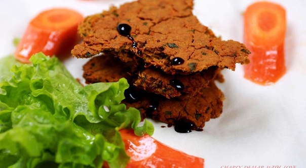 Постная лепешка с морковью Постная лепешка с морковью