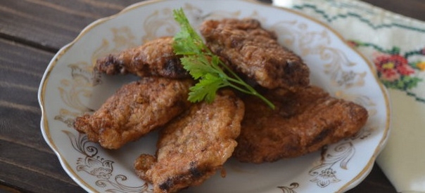 Отбивные из печени говяжьей Отбивные из печени говяжьей