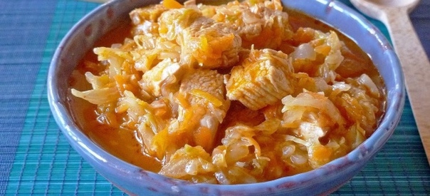 Жаркое по-домашнему с капустой и картошкой Жаркое по-домашнему с капустой и картошкой