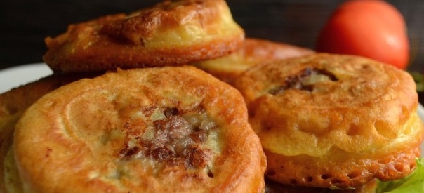 Ленивые беляши с курицей Ленивые беляши с курицей