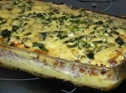"Картофельная запеканка с фаршем" "Картофельная запеканка с фаршем"