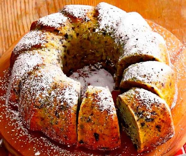 Шоколадный кекс с кабачками