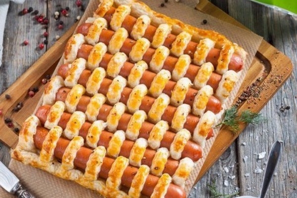 Венские сосиски в слоеном тесте Венские сосиски в слоеном тесте