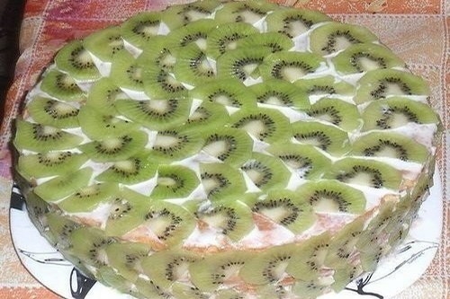 Торт без выпечки «Тропиканка»