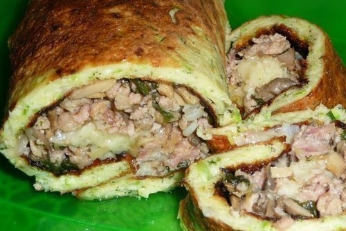 Рулет «Спортсменка» на скорую руку