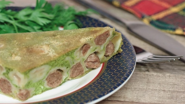 Пирог из пельменей