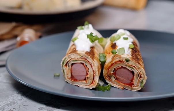 Хот-доги в тортильях