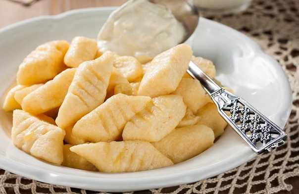 Ленивые вареники с творогом на манке