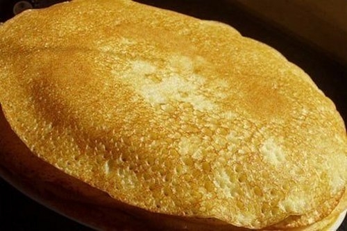 Оригинальные блины на минеральной воде