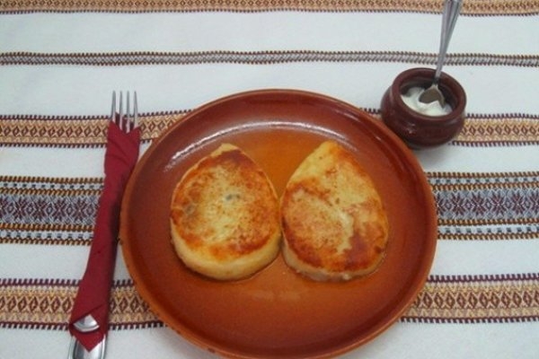 Постные зразы из картофеля и грибов