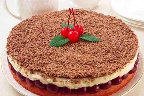 Быстрый пирог «Наслаждение» с вишней