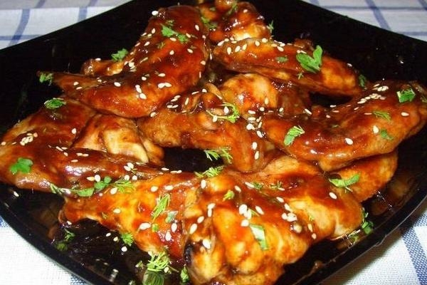 Пикантная курица терияки в духовке