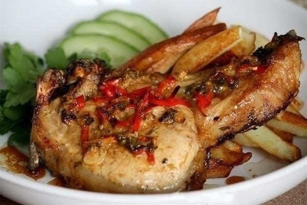 Свиная корейка в цитрусовом маринаде Свиная корейка в цитрусовом маринаде