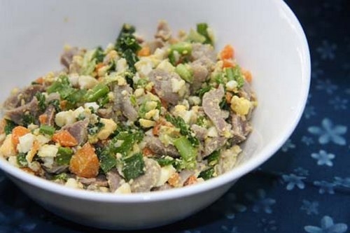 Салат «Радость Жеглова» из куриных желудочков Салат «Радость Жеглова» из куриных желудочков
