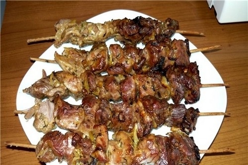 Шашлык из свинины в духовке в банке