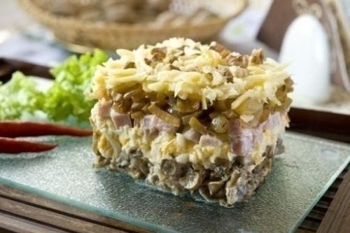 Салат «Боярский» без майонеза Салат «Боярский» без майонеза