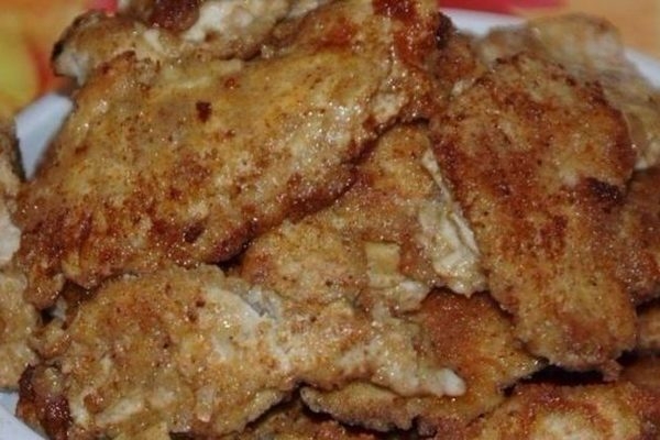 Отбивные из курицы в сырном кляре Отбивные из курицы в сырном кляре