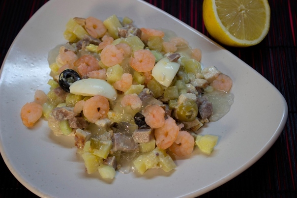 САЛАТ «ВСЕГДА ВАШ, ОЛИВЬЕ!»