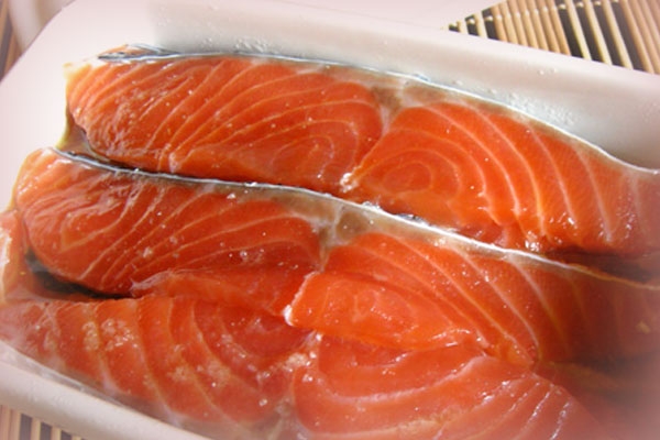 Малосольная семга сухого посола