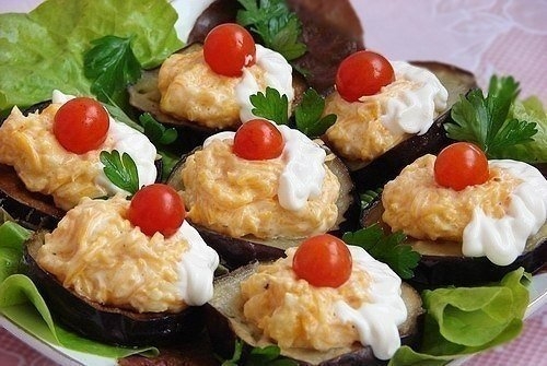 "Закуски из баклажанов"