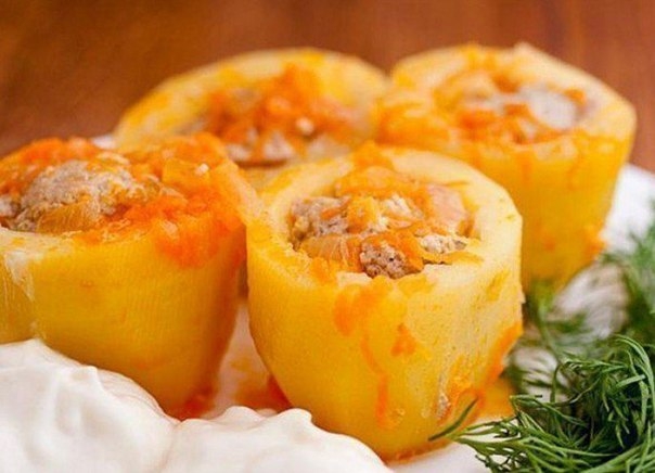 ПОТРЯСАЮЩАЯ ФАРШИРОВАННАЯ КАРТОШЕЧКА