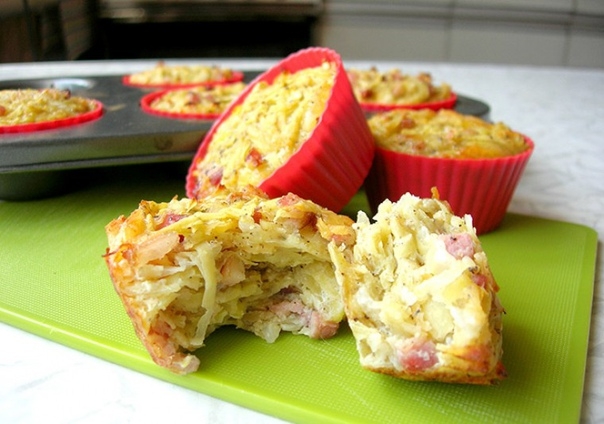 Несладкие маффины из картофеля