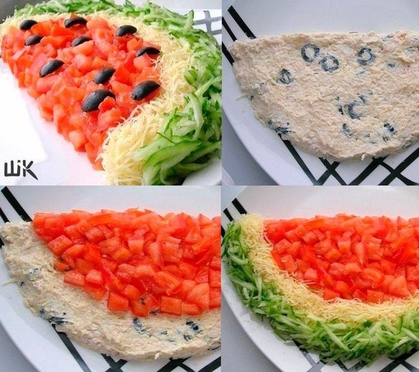 ВКУСНЕЙШИЙ САЛАТ "АРБУЗ"