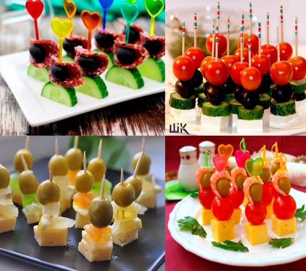 ТОП-10 КАНАПЕ-РЕЦЕПТОВ НА ШПАЖКАХ ТОП-10 КАНАПЕ-РЕЦЕПТОВ НА ШПАЖКАХ