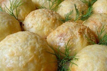 Пышки с творогом