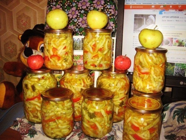 Салат из кабачков по-корейски на зиму.