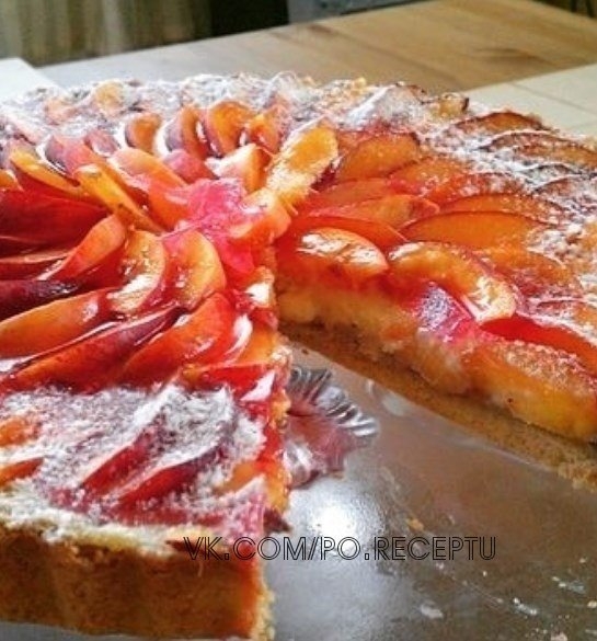 Скоро начнется время абрикосов и персиков. По этому случаю, рецепт!