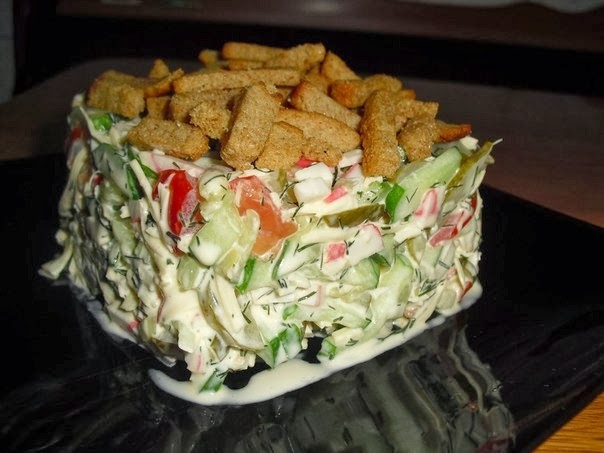 САЛАТ "СОЧНАЯ ХРУСТЯШКА"