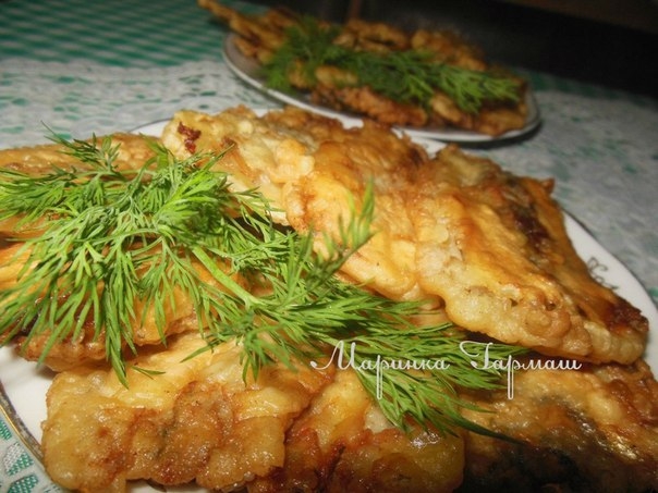 Нежное филе мойвы в кляре...