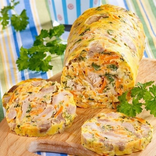 КУРИНЫЙ РУЛЕТ «МОЗАИКА» КУРИНЫЙ РУЛЕТ «МОЗАИКА»