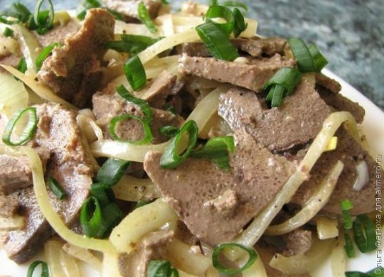 ОСТРАЯ ГОВЯЖЬЯ ПЕЧЕНЬ НА ЗАКУСКУ