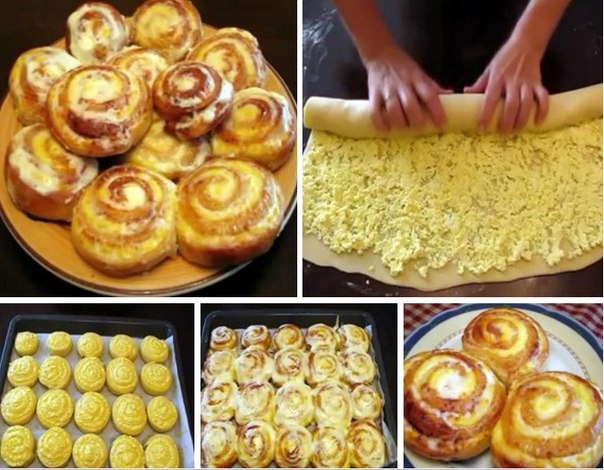 ТВОРОЖНЫЕ ЗАВИТУШКИ в СМЕТАННОЙ ЗАЛИВКЕ Сказать что это вкусно- это ничего не сказать-это просто ФАН