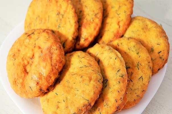 Лепешки с чесноком и зеленью за 15 минут Лепешки с чесноком и зеленью за 15 минут