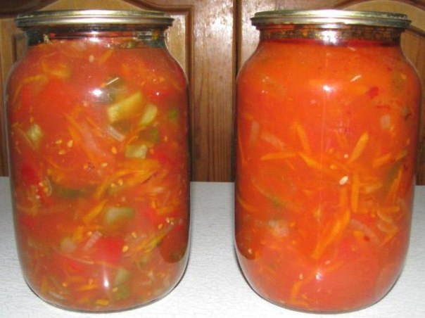 Острое лечо с кабачком . Надёжный рецепт!