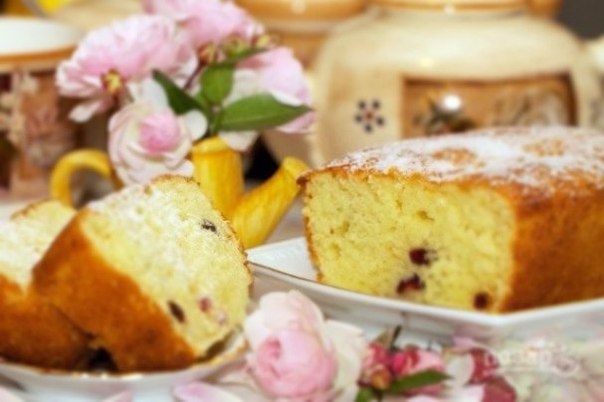 Быстрый творожный кекс