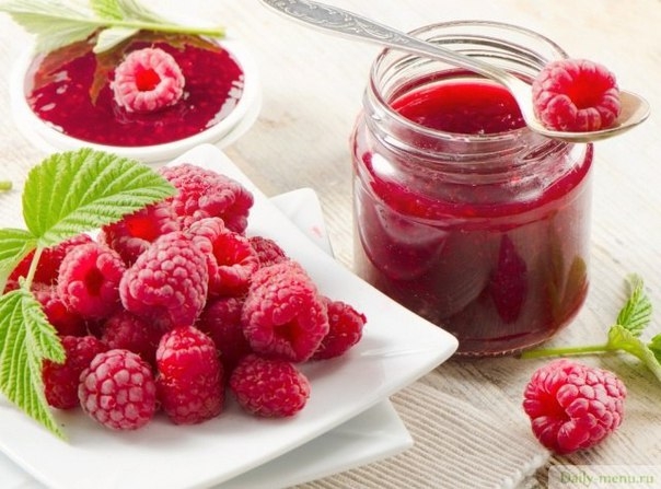 МАЛИНОВОЕ ВАРЕНЬЕ "ПЯТИМИНУТКА"