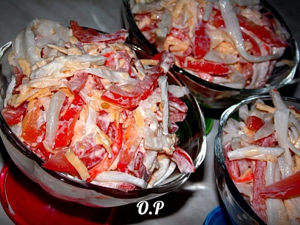 Салат "Красное море" от Ольги Романовой