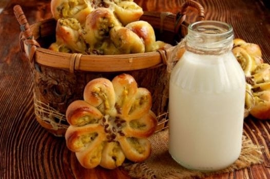 Пирожки "Картофельные цветы"